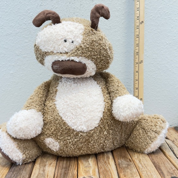 Jellycat Tumblebum Dog Large Plump Dog Cute Toe Beans Spot Dog 14 Inch
